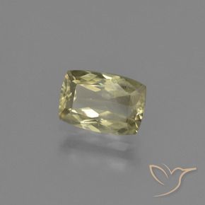 1.18 ct Yellow Color-Change Diaspore Stone, Natural Color-Change Diaspore in Cushion-Cut Shape for Sale
