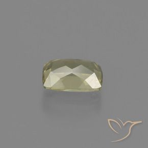 Color-Change Diaspore Gemstone in 7.4 x 5.1 mm Size for Sale, Color-Change Diaspore Stone in Light Yellow Color