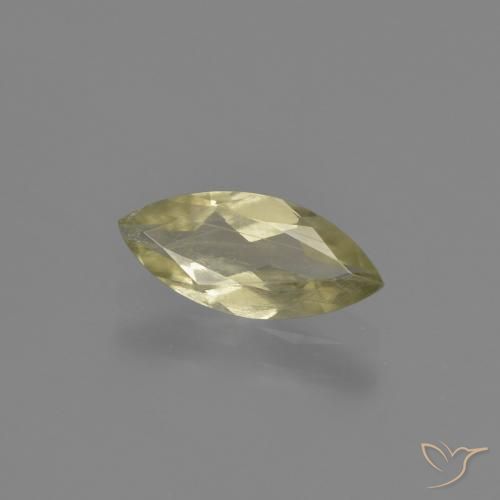 1.02 ct Yellow Color-Change Diaspore Stone, Natural Color-Change Diaspore in Marquise Facet Shape for Sale