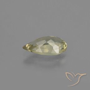Color-Change Diaspore Gemstone in 10 x 5.7 mm Size for Sale, Color-Change Diaspore Stone in Light Yellow Color
