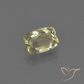 1.04 ct Yellow Color-Change Diaspore Stone, Natural Color-Change Diaspore in Cushion-Cut Shape for Sale