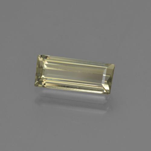 1.43 ct Yellow Color-Change Diaspore Stone, Natural Color-Change Diaspore in Baguette Facet Shape for Sale