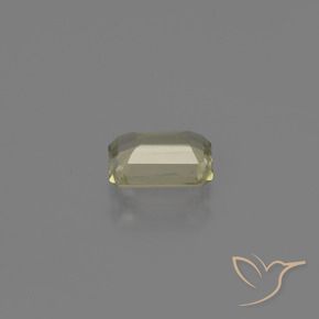 Color-Change Diaspore Gemstone in 6 x 4.6 mm Size for Sale, Color-Change Diaspore Stone in Very Light Yellow Color