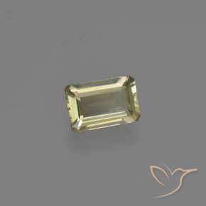 0.62 ct Yellow Color-Change Diaspore Stone, Natural Color-Change Diaspore in Octagon Facet Shape for Sale