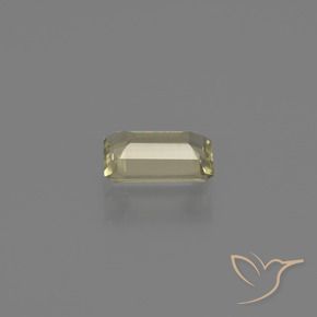 Color-Change Diaspore Gemstone in 6.4 x 4.2 mm Size for Sale, Color-Change Diaspore Stone in Light Yellow Color