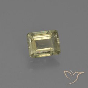 0.71 ct Yellow Color-Change Diaspore Stone, Natural Color-Change Diaspore in Octagon Facet Shape for Sale