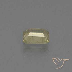 Color-Change Diaspore Gemstone in 5.9 x 4.7 mm Size for Sale, Color-Change Diaspore Stone in Brownish Yellow Color