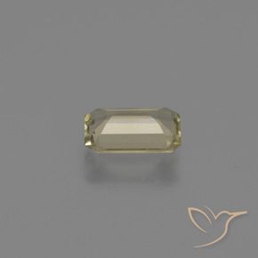 Color-Change Diaspore Gemstone in 6.9 x 4.4 mm Size for Sale, Color-Change Diaspore Stone in Light Yellow Color
