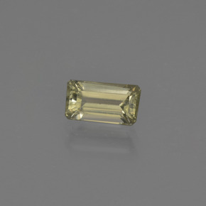 0.76 ct Yellow Color-Change Diaspore Stone, Natural Color-Change Diaspore in Octagon Facet Shape for Sale