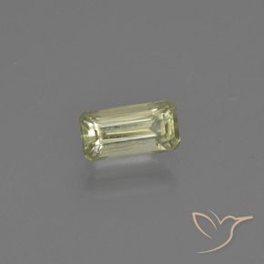 0.72 ct Yellow Color-Change Diaspore Stone, Natural Color-Change Diaspore in Octagon Facet Shape for Sale