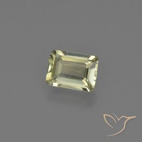 0.79 ct Yellow Color-Change Diaspore Stone, Natural Color-Change Diaspore in Octagon Facet Shape for Sale