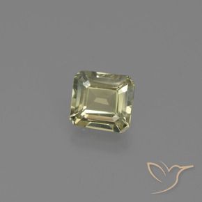 0.74 ct Yellow Color-Change Diaspore Stone, Natural Color-Change Diaspore in Octagon Facet Shape for Sale