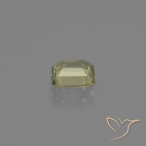 Color-Change Diaspore Gemstone in 5.6 x 5.2 mm Size for Sale, Color-Change Diaspore Stone in Yellow Green Color