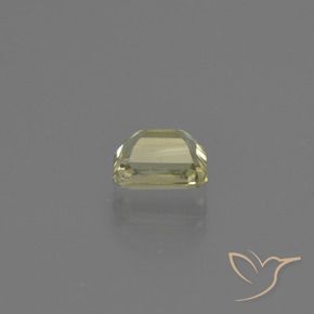 Color-Change Diaspore Gemstone in 5.6 x 4.2 mm Size for Sale, Color-Change Diaspore Stone in Light Yellow Color