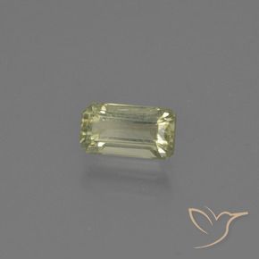 0.79 ct Yellow Color-Change Diaspore Stone, Natural Color-Change Diaspore in Octagon Facet Shape for Sale