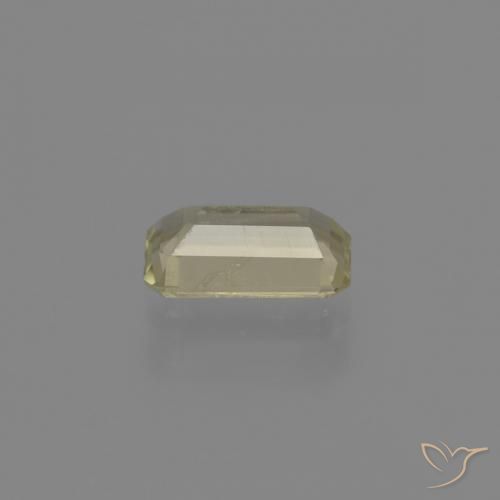Color-Change Diaspore Gemstone in 7.1 x 4.2 mm Size for Sale, Color-Change Diaspore Stone in Light Yellow Color