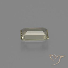 Color-Change Diaspore Gemstone in 7.1 x 4.6 mm Size for Sale, Color-Change Diaspore Stone in Brownish Yellow Color