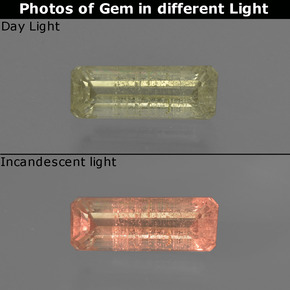 0.81 ct Color-Change Color-Change Diaspore Gemstone, Color-Change Diaspore Gem in Octagon Facet Shape for Sale.