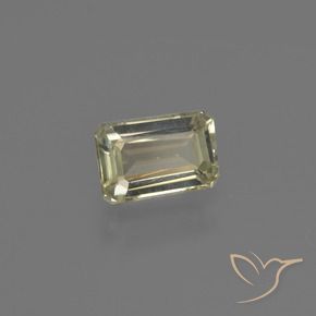 0.82 ct Yellow Color-Change Diaspore Stone, Natural Color-Change Diaspore in Octagon Facet Shape for Sale