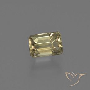 0.86 ct Yellow Color-Change Diaspore Stone, Natural Color-Change Diaspore in Octagon Facet Shape for Sale