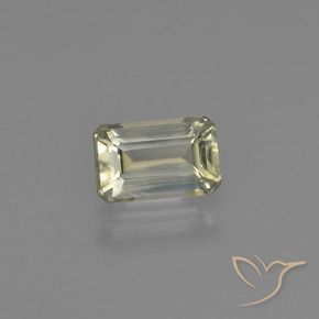 0.85 ct Yellow Color-Change Diaspore Stone, Natural Color-Change Diaspore in Octagon Facet Shape for Sale
