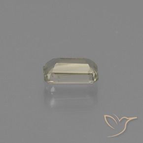 Color-Change Diaspore Gemstone in 6.8 x 4.3 mm Size for Sale, Color-Change Diaspore Stone in Light Yellow Color