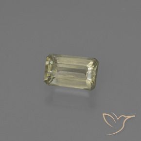 0.87 ct Yellow Color-Change Diaspore Stone, Natural Color-Change Diaspore in Octagon Facet Shape for Sale