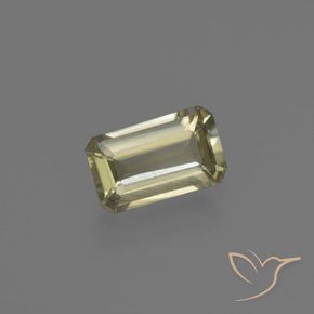 0.81 ct Yellow Color-Change Diaspore Stone, Natural Color-Change Diaspore in Octagon Facet Shape for Sale