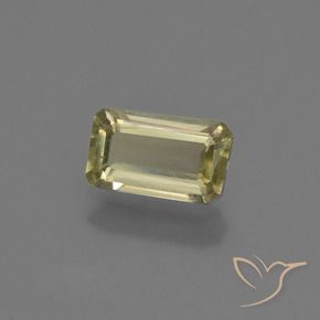 0.73 ct Yellow Color-Change Diaspore Stone, Natural Color-Change Diaspore in Octagon Facet Shape for Sale