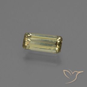 0.91 ct Yellow Color-Change Diaspore Stone, Natural Color-Change Diaspore in Octagon Facet Shape for Sale