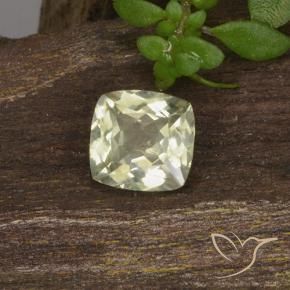 0.76 ct Yellow Color-Change Diaspore Stone, Natural Color-Change Diaspore in Cushion-Cut Shape for Sale