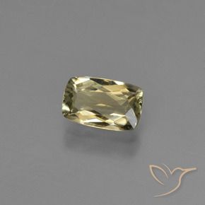0.82 ct Yellow Color-Change Diaspore Stone, Natural Color-Change Diaspore in Cushion-Cut Shape for Sale
