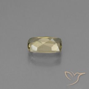 Color-Change Diaspore Gemstone in 7.1 x 4.4 mm Size for Sale, Color-Change Diaspore Stone in Medium Yellow Color