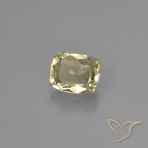 0.75 ct Yellow Color-Change Diaspore Stone, Natural Color-Change Diaspore in Cushion-Cut Shape for Sale