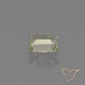 Color-Change Diaspore Gemstone in 5.8 x 5.1 mm Size for Sale, Color-Change Diaspore Stone in Very Light Yellow Color