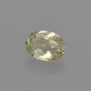 0.90 ct Yellow Color-Change Diaspore Stone, Natural Color-Change Diaspore in Oval Facet Shape for Sale