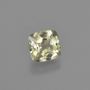0.77 ct Yellow Color-Change Diaspore Stone, Natural Color-Change Diaspore in Cushion-Cut Shape for Sale