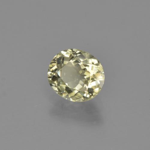 0.85 ct Yellow Color-Change Diaspore Stone, Natural Color-Change Diaspore in Oval Facet Shape for Sale