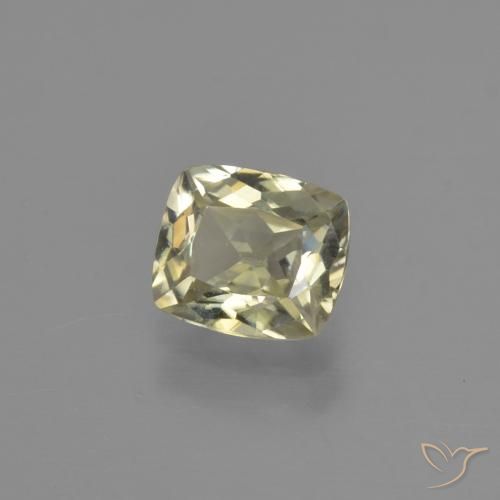 0.86 ct Yellow Color-Change Diaspore Stone, Natural Color-Change Diaspore in Cushion-Cut Shape for Sale