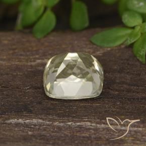 Color-Change Diaspore Gemstone in 5 x 4.4 mm Size for Sale, Color-Change Diaspore Stone in Pale Yellow Color