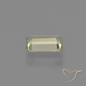 Color-Change Diaspore Gemstone in 6.9 x 4.2 mm Size for Sale, Color-Change Diaspore Stone in Light Yellow Color