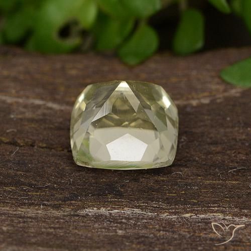 Color-Change Diaspore Gemstone in 5 x 5 mm (calibrated) Size for Sale, Color-Change Diaspore Stone in Light Yellow Color