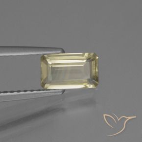 0.80 ct Yellow Color-Change Diaspore Stone, Natural Color-Change Diaspore in Octagon Facet Shape for Sale