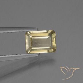 0.78 ct Yellow Color-Change Diaspore Stone, Natural Color-Change Diaspore in Octagon Facet Shape for Sale