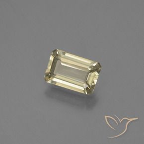 0.67 ct Yellow Color-Change Diaspore Stone, Natural Color-Change Diaspore in Octagon Facet Shape for Sale