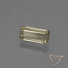 0.75 ct Yellow Color-Change Diaspore Stone, Natural Color-Change Diaspore in Octagon Facet Shape for Sale