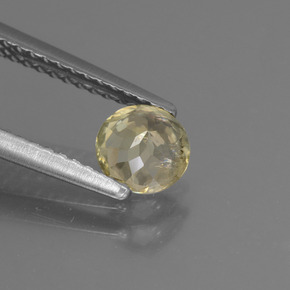 Color-Change Diaspore Gemstone in 5.3 mm Size for Sale, Color-Change Diaspore Stone in Green/Pink Color