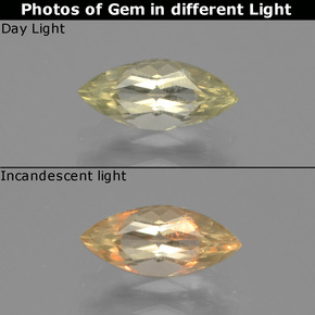 0.8ct Marquise Facet Green to Pink Color-Change Diaspore for sale thumb image of 0.8ct Marquise Facet Green to Pink Color-Change Diaspore (ID: 437177)
