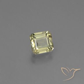 0.74 ct Yellow Color-Change Diaspore Stone, Natural Color-Change Diaspore in Octagon Facet Shape for Sale