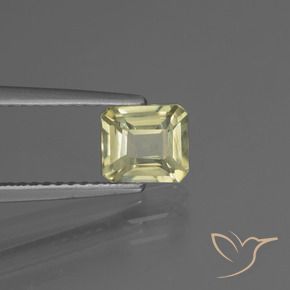 0.99 ct Yellow Color-Change Diaspore Stone, Natural Color-Change Diaspore in Octagon Facet Shape for Sale